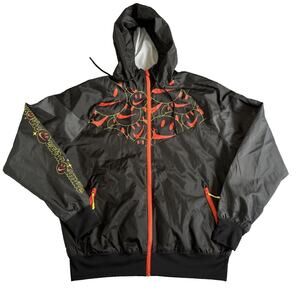 Nike Mens MEDIUM M Windrunner Running Athletic Jacket Go The Extra Smile SMILEY